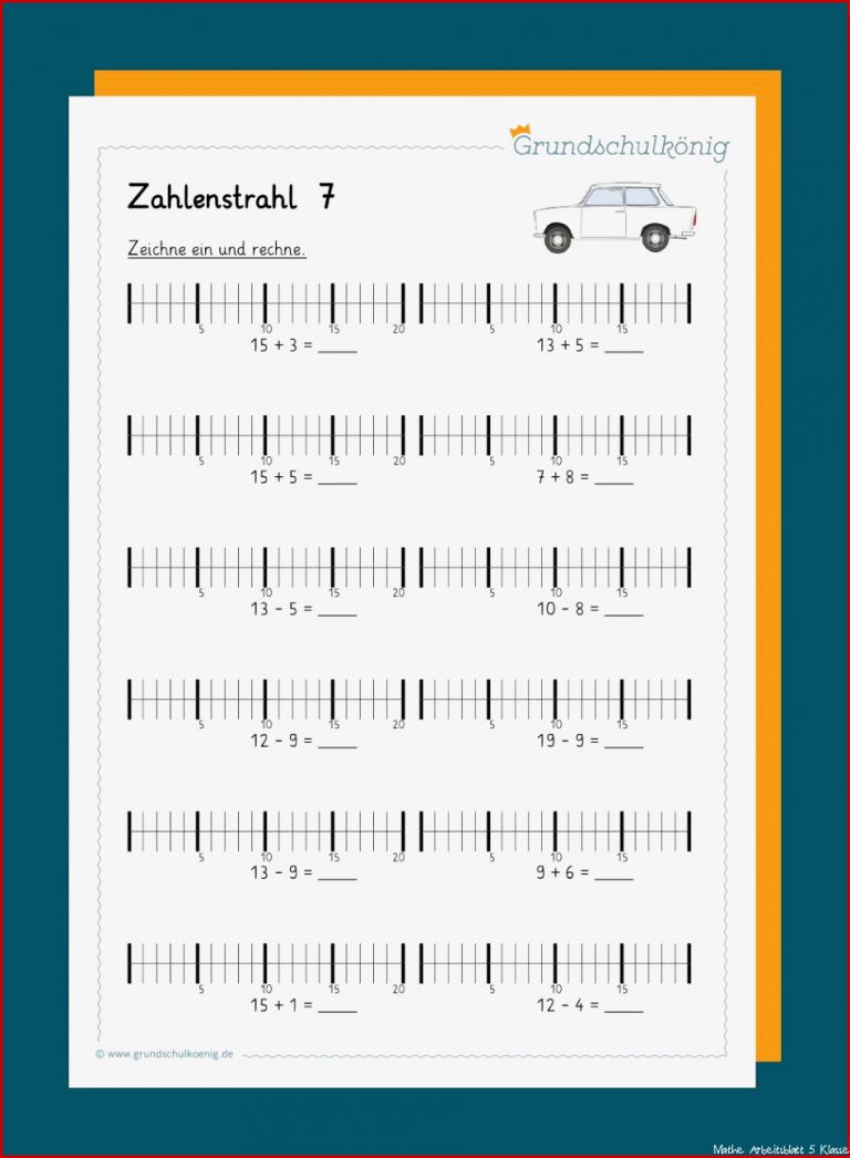 Zahlenstrahl