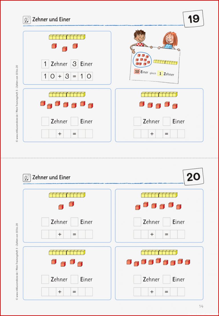 Zehner Und Einer – Unterrichtsmaterial Im Fach Mathematik