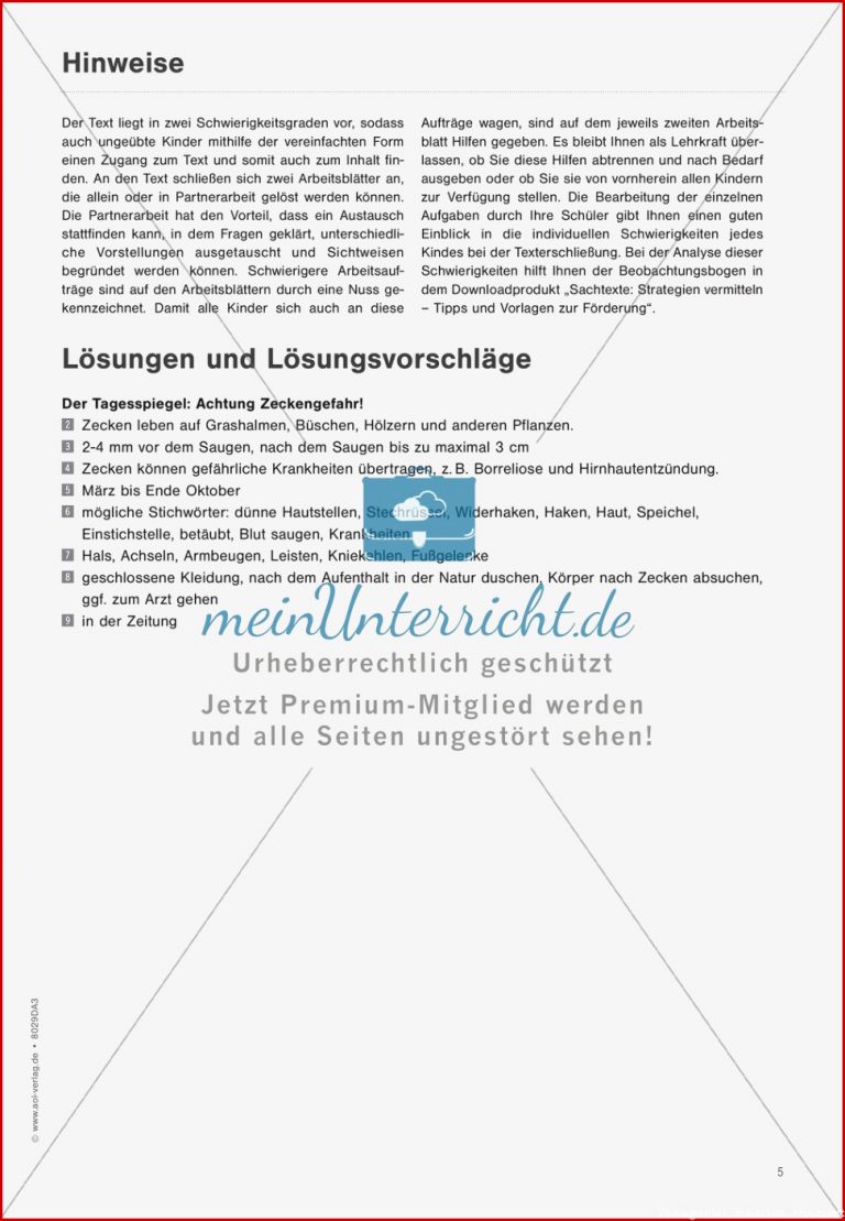 Zeitungsartikel verstehen Text Übungen Lösungen