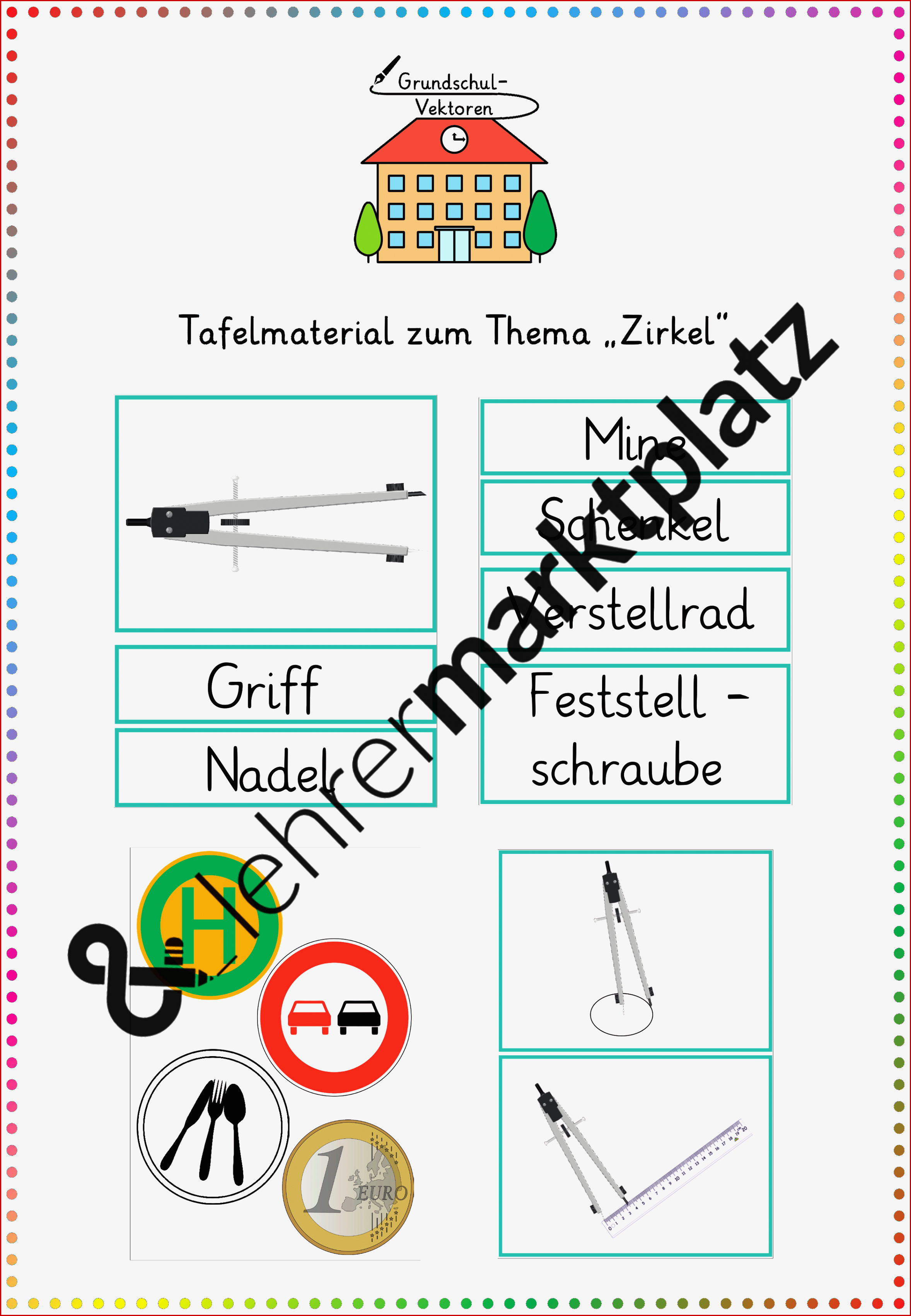 Zirkel 4 Klasse Arbeitsblätter Kostenlos Worksheets