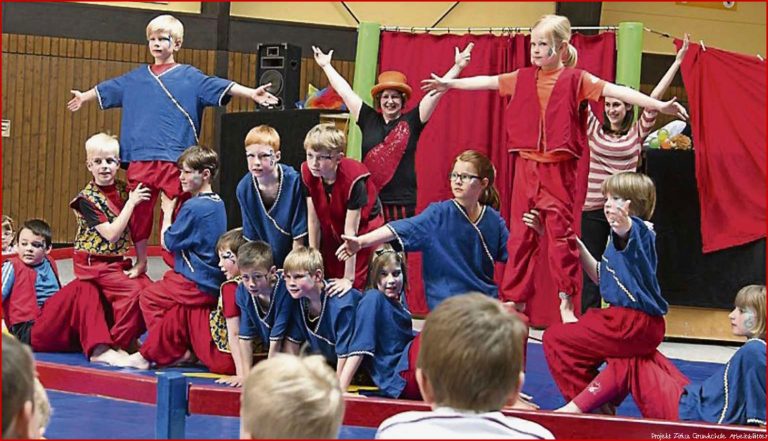 Zirkus Projekt an der Grundschule am Trochel in Bothel und