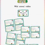 Zoo Animal Wild Animal Riddles – Unterrichtsmaterial Im