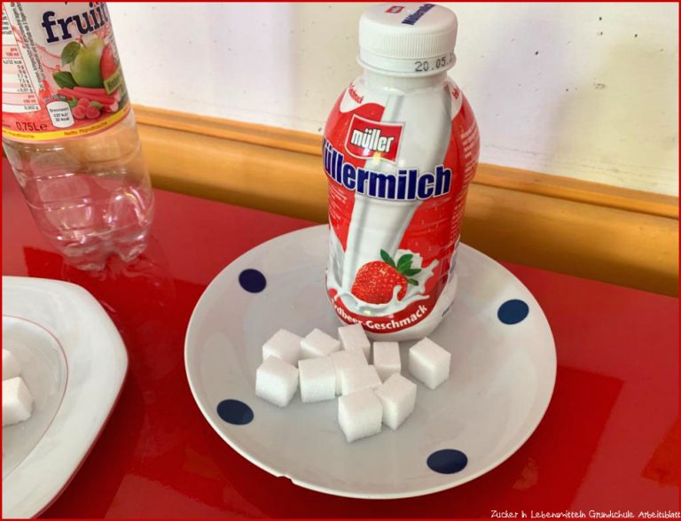 Zucker In Unseren Lebensmitteln Grundschule Wechloy