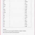 Zusammengesetzte Adjektive – Unterrichtsmaterial Im Fach