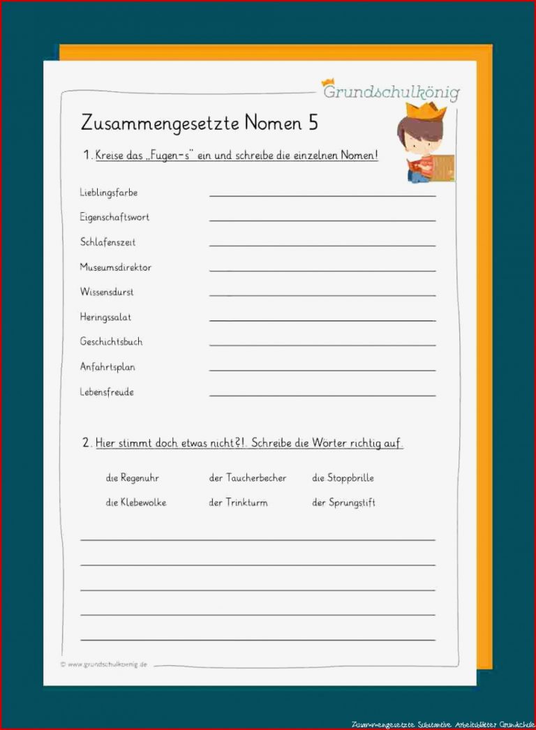 Zusammengesetzte Nomen