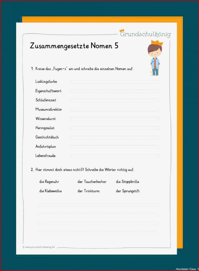 Zusammengesetzte Nomen