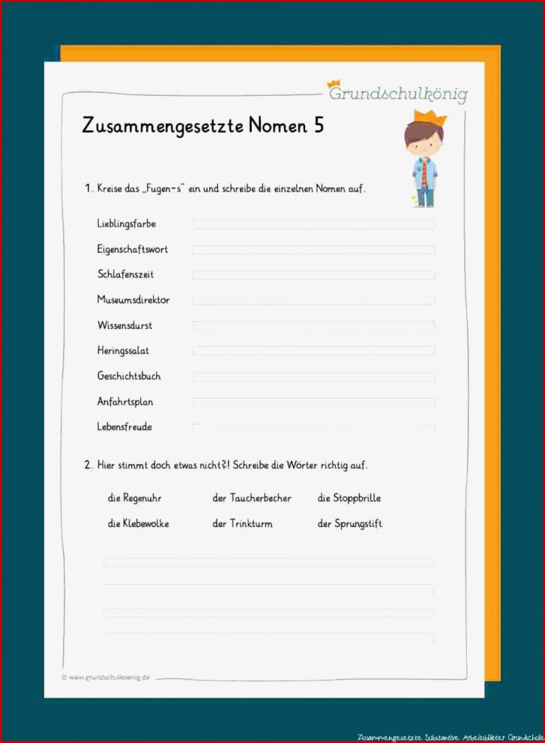 Zusammengesetzte Nomen