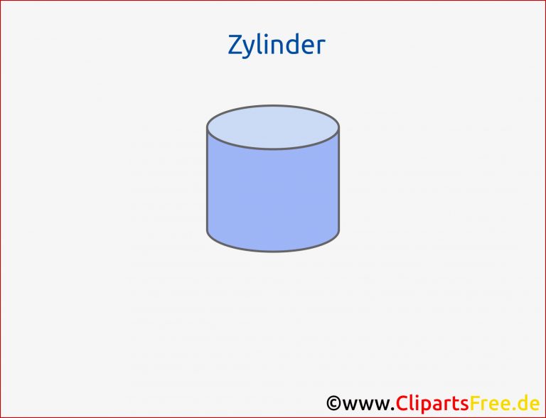 Zylinder Geometrische Formen Grundschule Arbeitsblatt